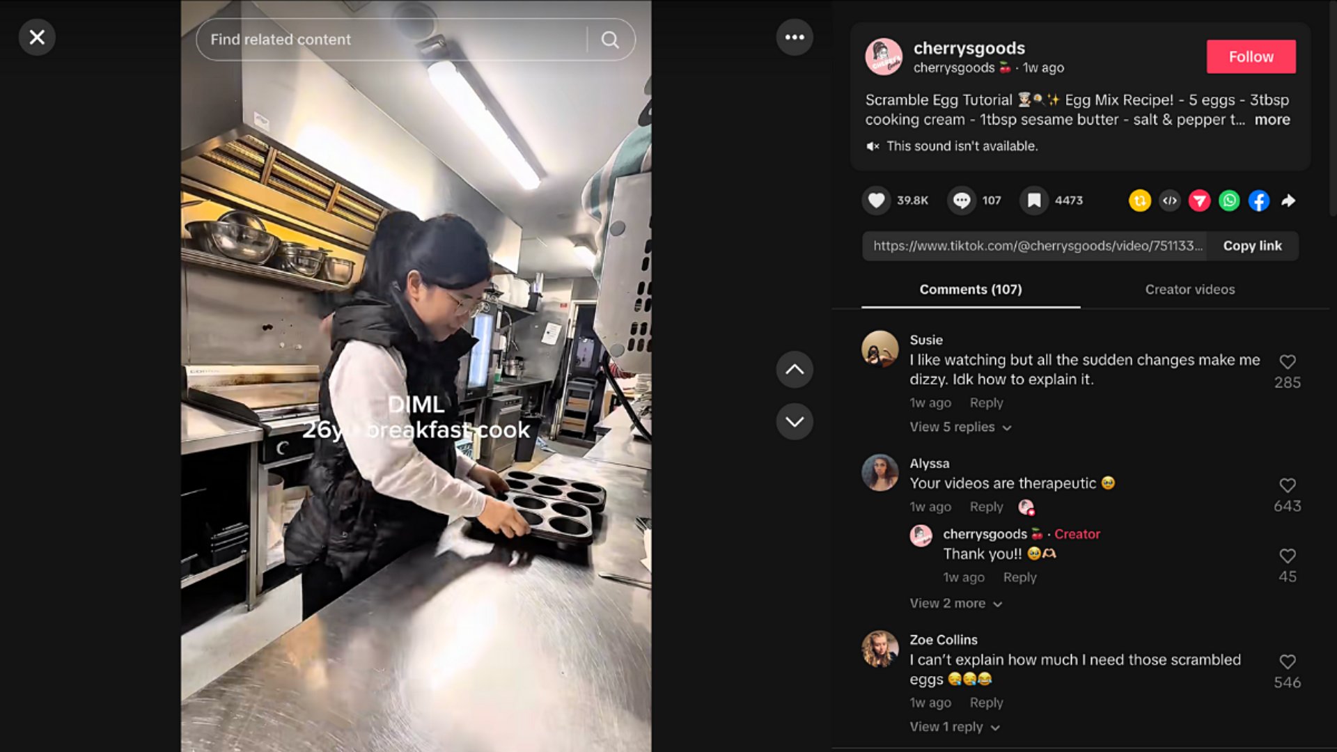 Sydney creator Cherry’s Goods showcases DITL videos of her running her two busy cafes.
