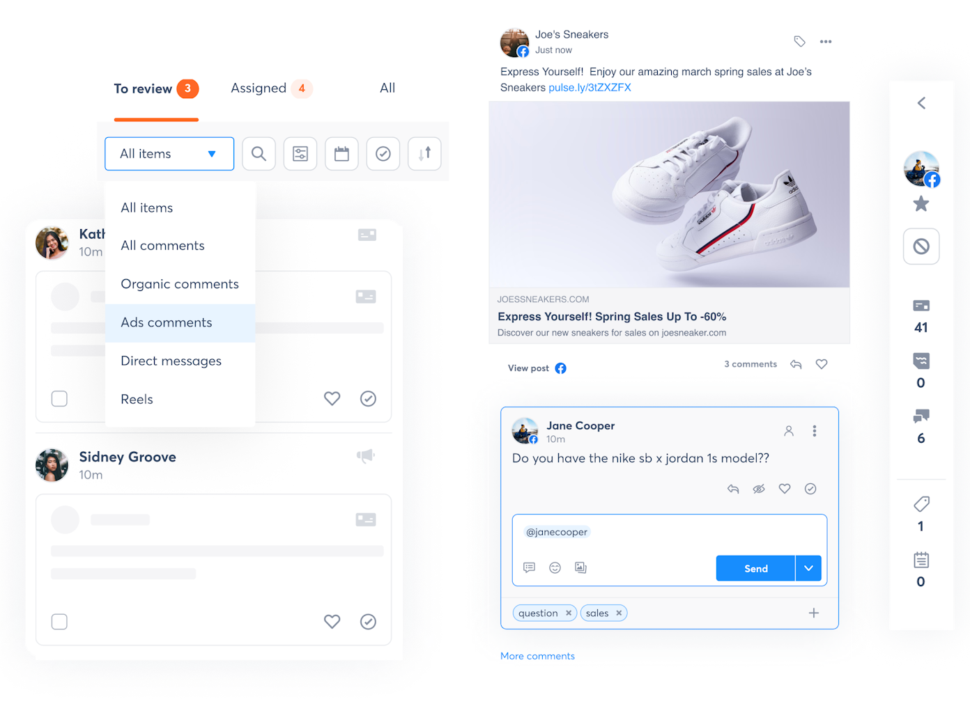 A preview of Agorapulse's platform. 