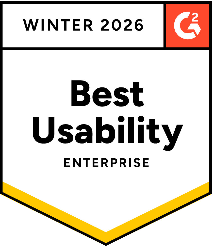 G2’s Enterprise Leader in EMEA award for Summer 2024