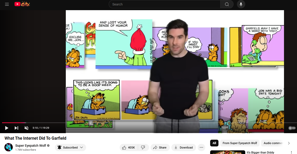 SuperEyepatchWolf focuses on the quality of the videos he creates and would therefore be considered a content creator